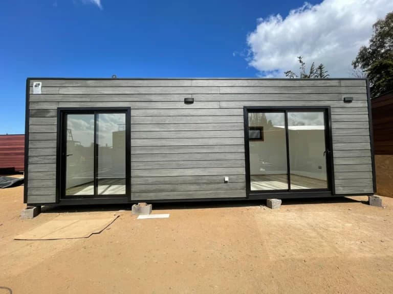 Cabaña modular en contenedor