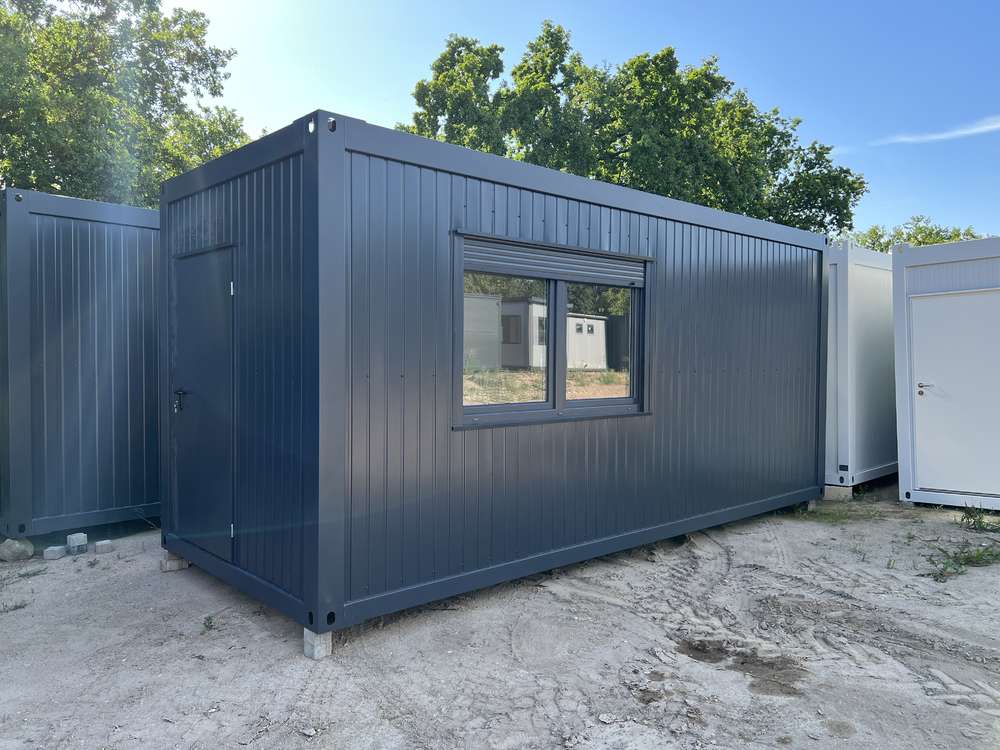 Contenedor vivienda con cocina americana, inodoro y ducha de 6,00 x 2,43 m