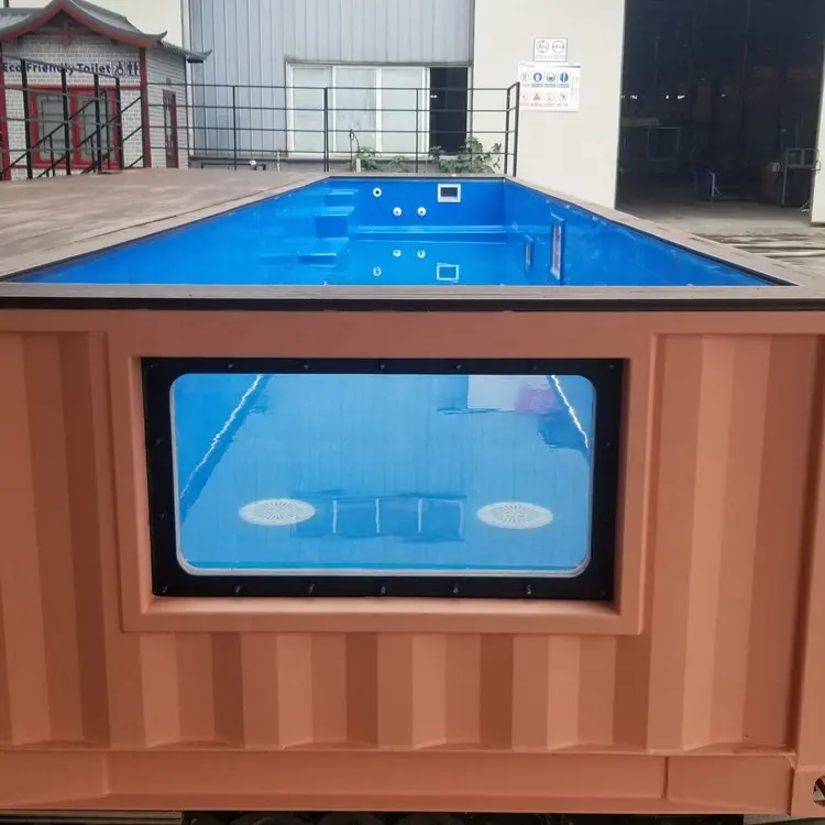 Piscina Contenedor SP02 de 1,18 m con Revestimiento de Fibra de Vidrio